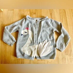 Gray Swan Kids Cardigan Sz 4-5